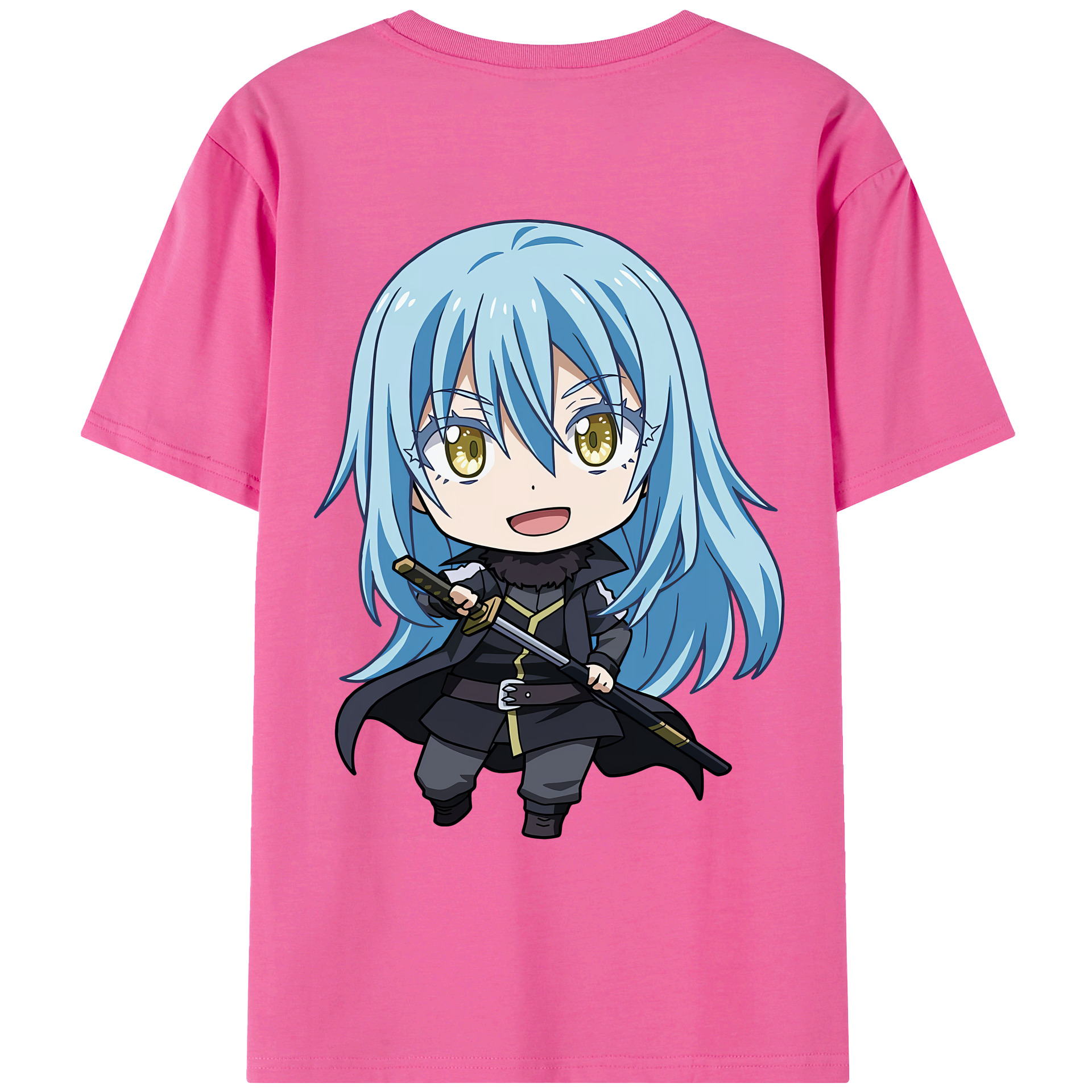 （画像用） 転スラ Regarding Reincarnated to Slime レディース半袖Tシャツ(バックプリント)